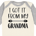thumbnail image 4 of Inktastic I Got It From My Grandma Boys or Girls Long Sleeve Baby Bodysuit, 4 of 5