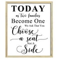 thumbnail image 1 of Choose A Seat Not A Side Wedding Party Sign Seating Dcor Signage Party Print - Frame Not Included, 1 of 1