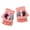 Pink, variant on HengDidi Convertible Flip Top Winter Mittens for Youngsters - Stretchy Thermal Gloves Age 4-10