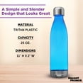 thumbnail image 4 of Levian Cola Shaped Plastic Bottles 25 oz. Set of 10, Bulk Pack - BPA Free, Great for Gym, Hiking, Cycling, Yoga and More - Blue, 4 of 5