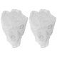 thumbnail image 1 of White Lace Fake Sleeves for Decor Featuring 1Pair of Short Wrist Cuffs, 1 of 5