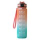 thumbnail image 2 of 1000ml botella de agua con paja al aire libre fitness botella de bebida Rosa verde Sunnimix Botella deportiva, 2 of 8