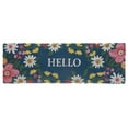 thumbnail image 1 of Coir Door Mat Floral Hello 10"X30", 1 of 3