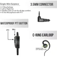 Sonim Klein Curl Wired PTT Headset for XP3 Phone