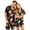 Black, variant on JULMCOMO Halloween Pajama Sets for Couples Pumpkin Ghost Bat Print Button Down Loose Lounge Sets Funny Print Party Soft Shorts Pajamas Red-Women 2XL