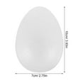 thumbnail image 3 of 10Pcs DIY Egg Shaped Foams Models DIY Painting Models Egg Shape Foams Models, 3 of 8