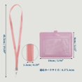 thumbnail image 5 of Unique Bargains Lanyards for ID Badges Card Holder with Strap Durable for Work IDs Pink, 5 of 6