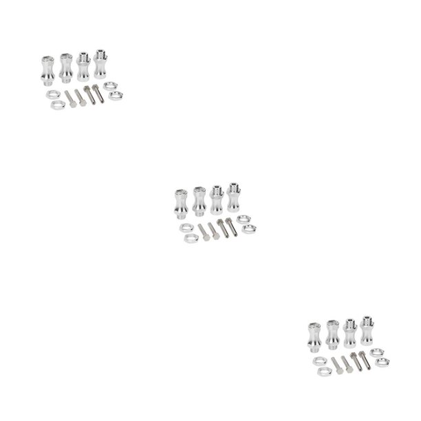 Vogacara Adaptadores hexagonales RC de 4 piezas, adaptador de actualización resistente, accesorio de modificación firme, Kit de ajuste de extensión Type2 NO2 Vogacara CBP370340