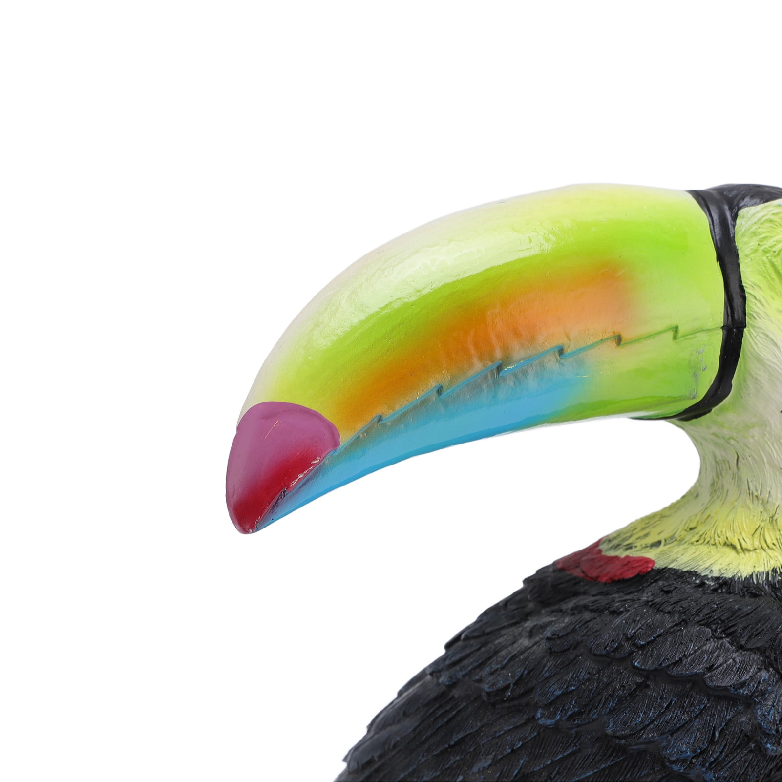 BIMZUC Toucan Tree Hugger Hanging Garden Statue Multicolor Resin Tropical Exotic Bird Sculpture Ornament for Lawn Porch Yard Patio Decor 5.9x8.7in / 15x22cm