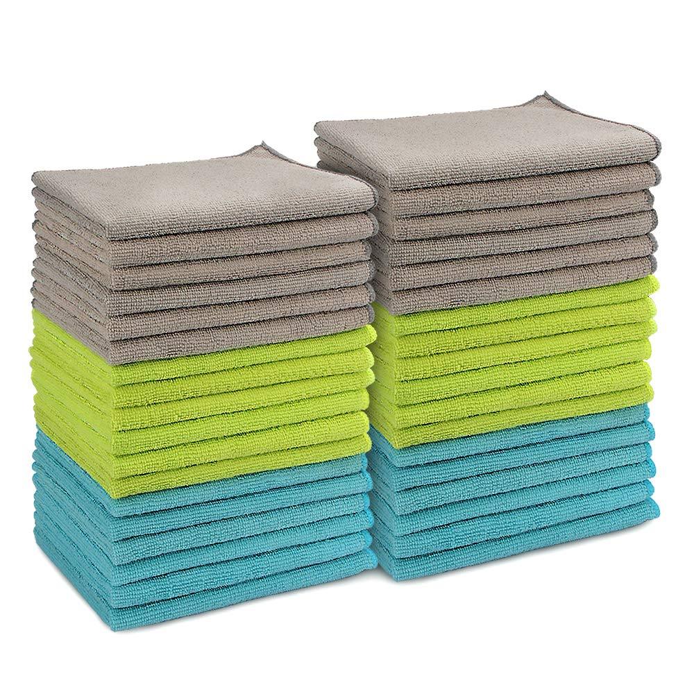 AIDEA Microfiber Cleaning Cloths Softer Highly Absorbent, Lint Free