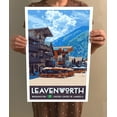 thumbnail image 4 of Leavenworth Washington Vintage Travel Poster / Postcard WPA Style Retro Washington, 4 of 4