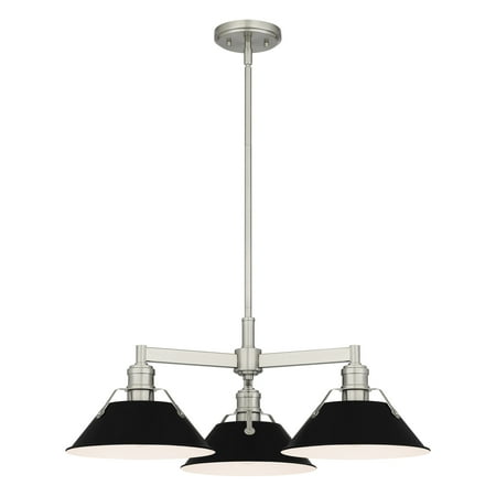 

Ashley Harbour Devenger 3-Light Brushed Nickel Chandelier