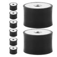 thumbnail image 1 of GAXIRE 8Ud Reductores De Vibración De Goma Con Doble Rosca Para Compresores Y Equipos En Hogar Color Negro, 1 of 8