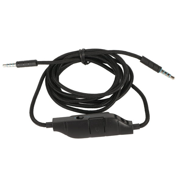 ZOUSSIQI Headphone Sound Cable 3.5mm Gaming Headset Aux Cord with Inline Mic Mute Volume Control for Logitech G633 G933 G935 G635 EL225#49813