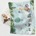 thumbnail image 6 of Yiaed Animals Riding Across The Sky Print Dog Blankets-Cat Blanket Washable for Couch Protection,Puppy Blanket, Soft Plush Reversible Throw Furniture Protector-Large, 6 of 8