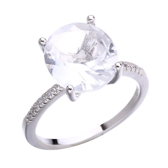 Women's Eight Hearts And Eight Arrows Super Flash Egg-Shaped Zircon Ring