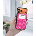 thumbnail image 5 of WIRESTER Shockproof Soft Rubber Cover Case for Apple iPhone 17 Pro Max 6.9" 2025, Hot Pink Composition Book, 5 of 5