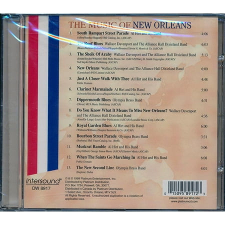Al Hirt & His Band, Olympia Brass Band, Wallace Davenport, Etc. - The Music Of New Orleans - CD