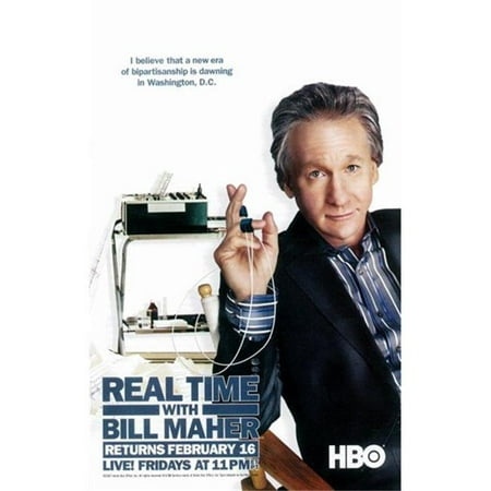 Posterazzi MOV400301 Real Time with Bill Maher Movie Poster - 11 x 17