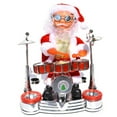 thumbnail image 2 of Muñeca de música eléctrica, música eléctrica navideña, adorno de Papá Noel, adorno de muñeca de piano, resistente y resistente, 2 of 8