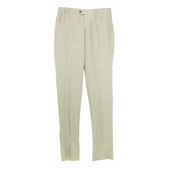 Hiltl Pantalon Contemporain en Lin et Lin pour Hommes Parma 95 - 32