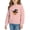 Pink, variant on YunPes Unisex Kids Sweatshirt Boys & Girls Halloween Witch Hat Pumpkin Graphic Pullover Long Sleeve Crewneck Tops Spring Fall School Daily Wear