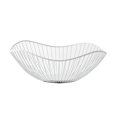 thumbnail image 1 of keepw Wide Application Metal Fruit Basket Modern Style Multifunctional Sturdy And Durable Open Wire white Straight small 1Set, 1 of 6