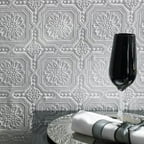 Simple Kitchen 8 Brewster 437-RD750 Louisa Paintable Textured Vinyl