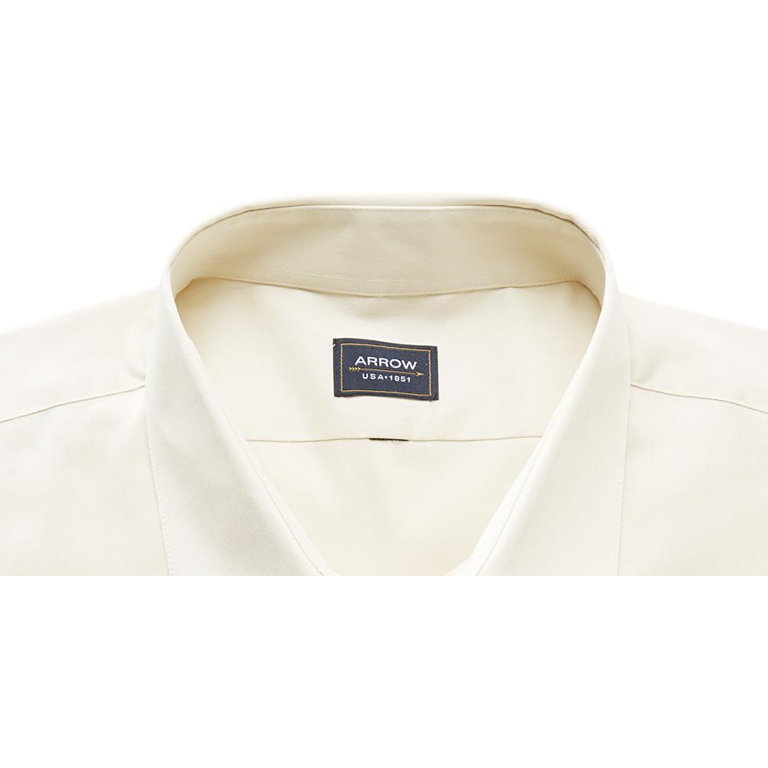 Arrow Men's Regular Fit Point Collar Dress Shirt Black Size -17.5x32-33 -  Walmart.com