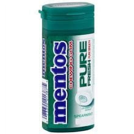 Mentos Pure Spearmint Fresh Gum - 36 per case.