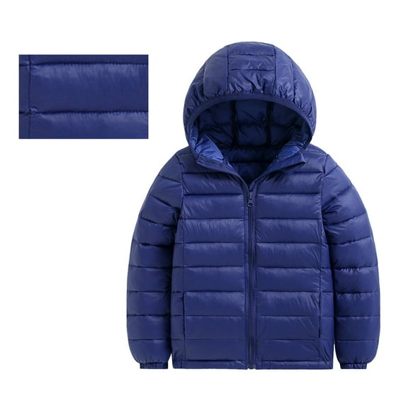 Kid Winter Coats for Boys Girls Lightweight Water-Resistant with Hooded Kids Down Jacket Boys Coat Size 3-4 Years