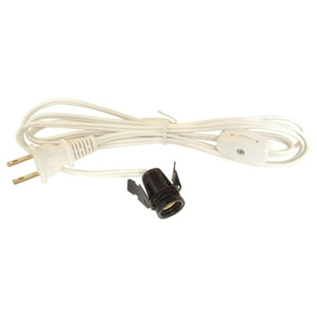 

White Snap-In Candelabra Socket
