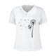 thumbnail image 4 of Camisetas de Manga Corta para las Mujeres, Impresión de Cuello en V Camiseta Casual Top Hecho de 95% Poliéster 5% Spandex para el Uso Diario de Primavera Verano, Camisetas para las Mujeres Casual, 4 of 4