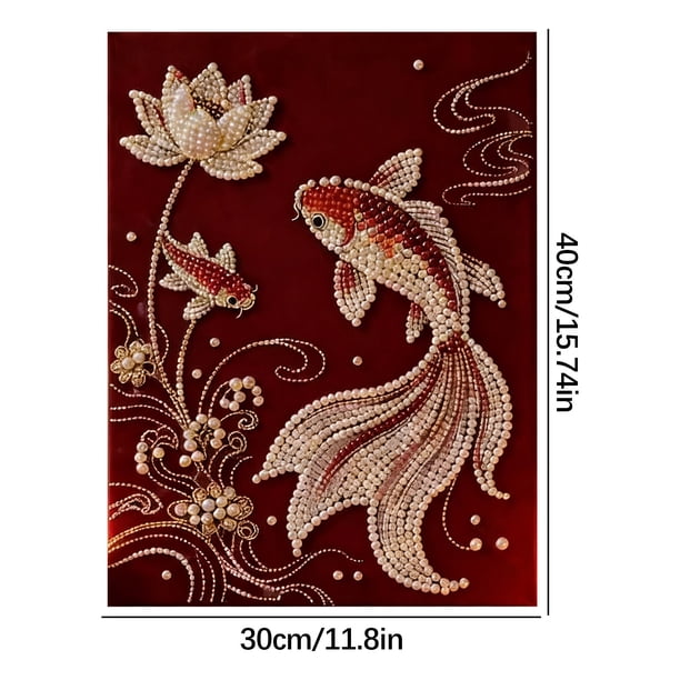 Kits de Pintura de Diamantes Diy Pearl Painting Vento Hecho a Mano Pintura Decorativa de Diamantes para la Elevación Del Hogar