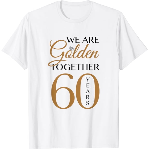Romantic Shirt For Couples - 60th Wedding Anniversary T-Shirt