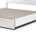 thumbnail image 4 of Kena King Size Bed-White Gray Panel Headboard-Footboard Storage Drawers, 4 of 6