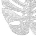 thumbnail image 5 of Home Details Set of Four Leaf Shape Table Place Mat, Silver, 5 of 5