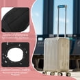 thumbnail image 3 of Uxcell Luggage Handle Wrap for Suitcase 2 Pcs Bright Color Neoprene Comfort Soft Handle Covers Black, 3 of 6