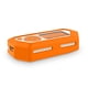 thumbnail image 2 of Funda Silicona Antiarañazos Carcasa Juego Portátil para Flipper Zero () Naranja, 2 of 9