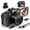 Dark Black, variant on 4K 48MP Autofocus Digital Vlogging Camera,16X Digital Zoom,WiFi,180° Flip Screen,F1.8 Aperture,2 Batteries & 32GB TF Card,Black