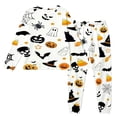 thumbnail image 4 of RMGVDSD Womens Pajama Sets Halloween Print Ladies Pajamas Long Sleeve Top and Long Pants Cozy Sleepwear 2 Piece Loungewear Nightwear Fall Outfits, 4 of 4