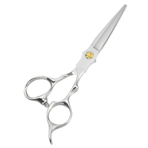 Unique Bargains Hair Scissors Hair Cutting Scissors Barber Scissors Premium Stainless Steel Razor Silver Tone