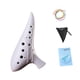 thumbnail image 5 of Ocarina con libro de música, elegante estuche de resina para guardar recuerdos de fiesta, piccolo para presentaciones, adultos, niños y principiantes. blanco, 5 of 8