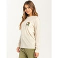 thumbnail image 2 of Billabong Women's A/Div Organic Soft Cotton Long Sleeve Tee T-Shirt (Large, Cream 2), 2 of 7
