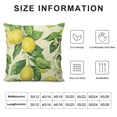 thumbnail image 5 of BANET Pillow Covers Yellow with Decorative Pillows Cases Outdoor Square Cushion Cover for Farmhouse Living Room Decor 18x18in, 5 of 5