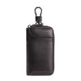 thumbnail image 5 of Leather Men Key Holder Organizer Pouch Split Car Key Wallet Pouch Bag, 5 of 7