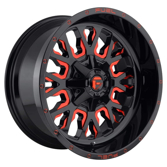 FUEL Stroke NLQ-Gloss MIL RED Wheel with Painted (20 x 9. inches /5 x 114 mm, -18 mm Offset)