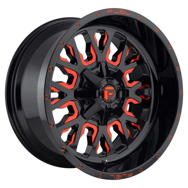 FUEL Roue Rouge avec Peinture (20 x 9. Pouces /5 x 114 mm, -18 mm Déporté)