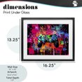 thumbnail image 4 of Stupell Industries Contemporary Vibrant Gamepad Burst Black Framed Print Under Glass, 16 x 13, by Creative Studio, 4 of 8