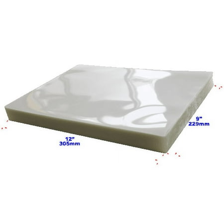 INTSUPERMAI Clear Laminating Pouch Film Thermal Hot Lamintor Letter Size 9"*12" 200 Sheets